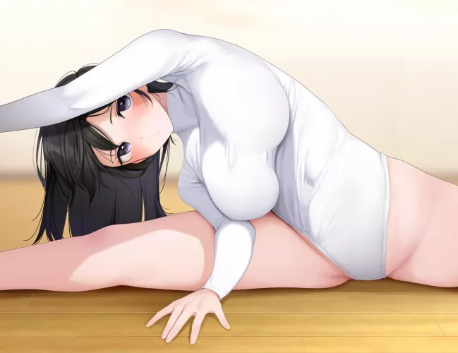 Stretching before Rehearsal 