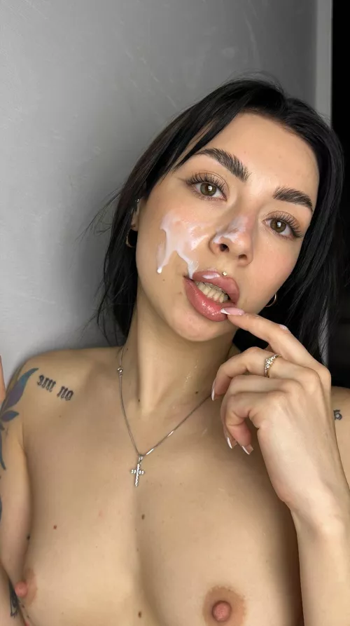 what will you do to me when you cum on my cute young face