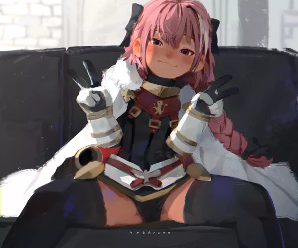 couch cutie Astolfo