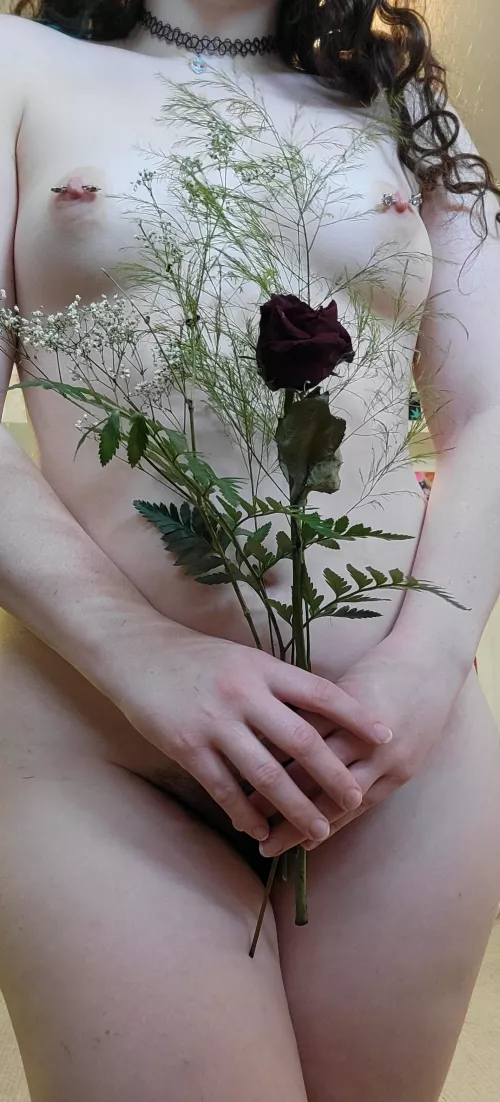 floral nude portraits 