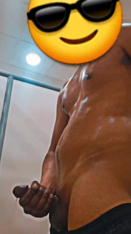 Fresh out of the sauna 