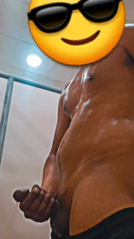 Fresh out of the sauna 