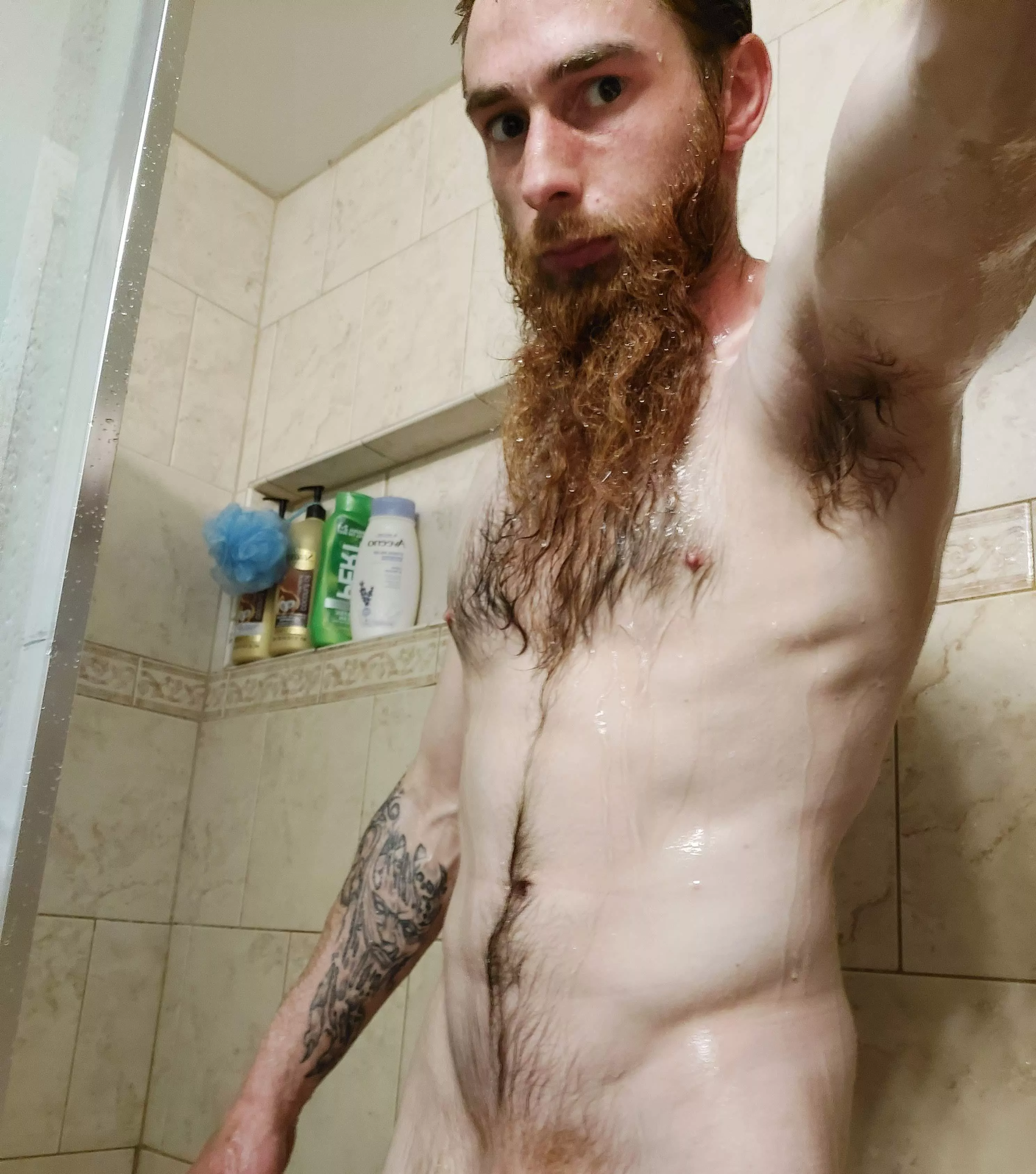 Ginger bearded fire crotch