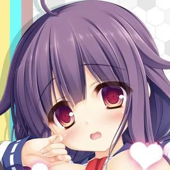 LF Color Source: 1girl, portrait, ahoge, red eyes, hand up, breasts, censored nipples, school uniform, tie, open mouth, blush