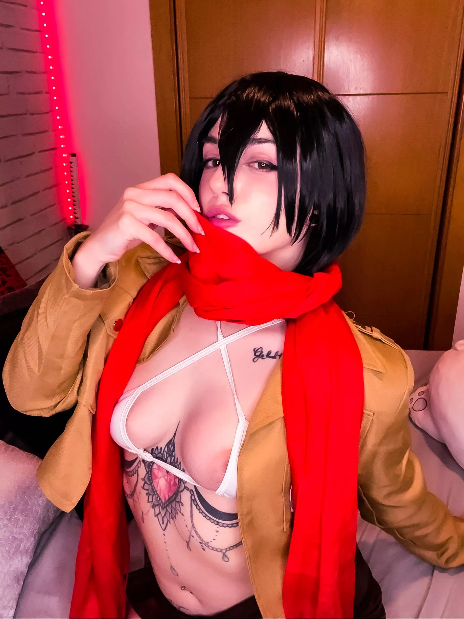 Mikasa Ackerman from Attiack on Titan (cutenoelia)