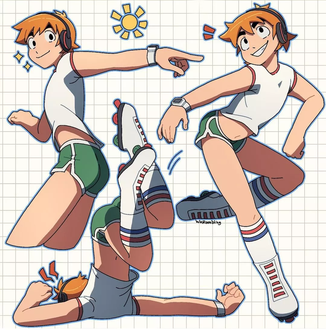 Scott Pilgrim being easily a cutie :33