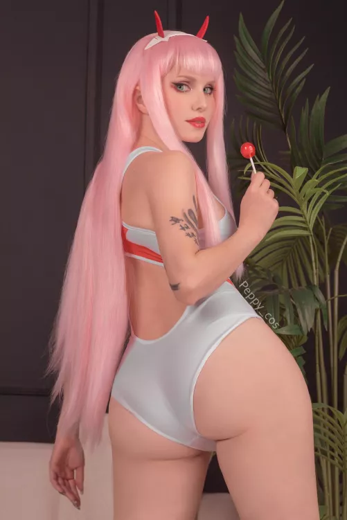 Zero two from Darling in the FranXX by Peppy__cos