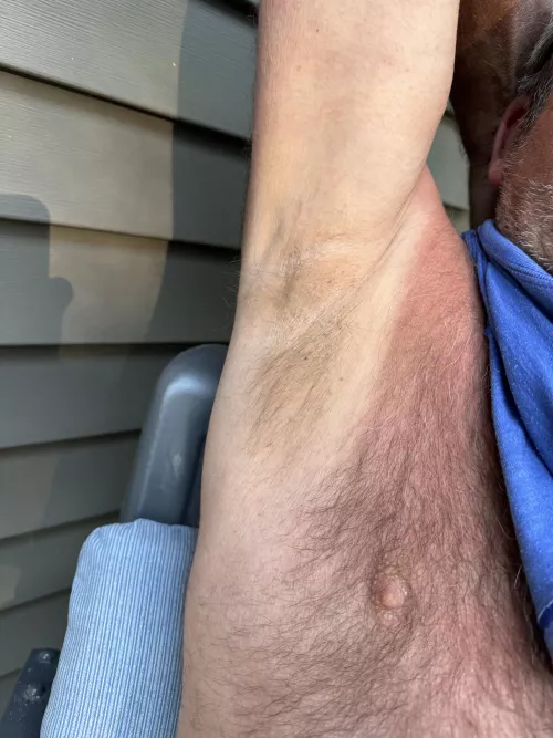 10 hrs in the 89o sun doing yard project