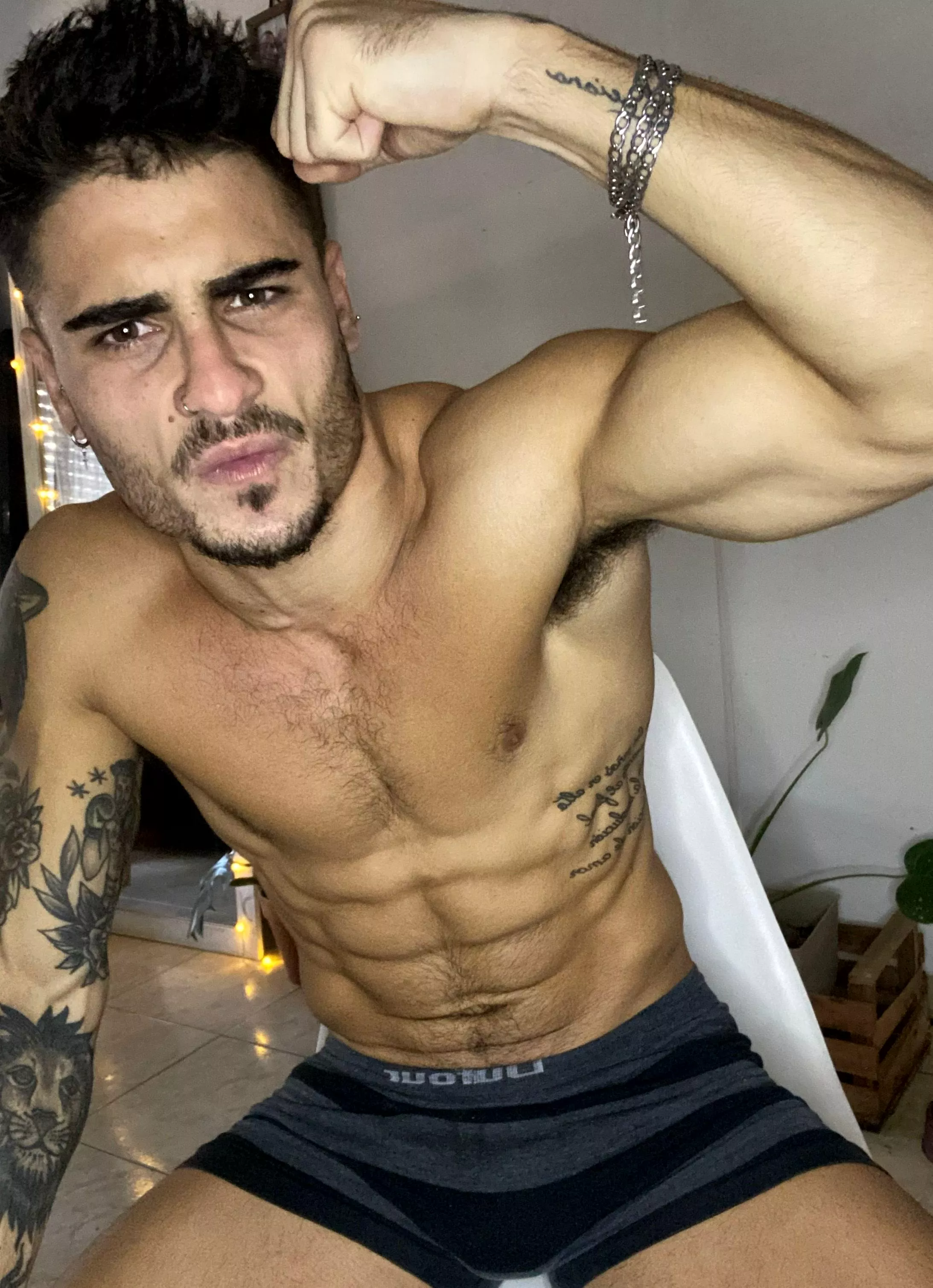 Do you like it when I tease you with my pit hair?