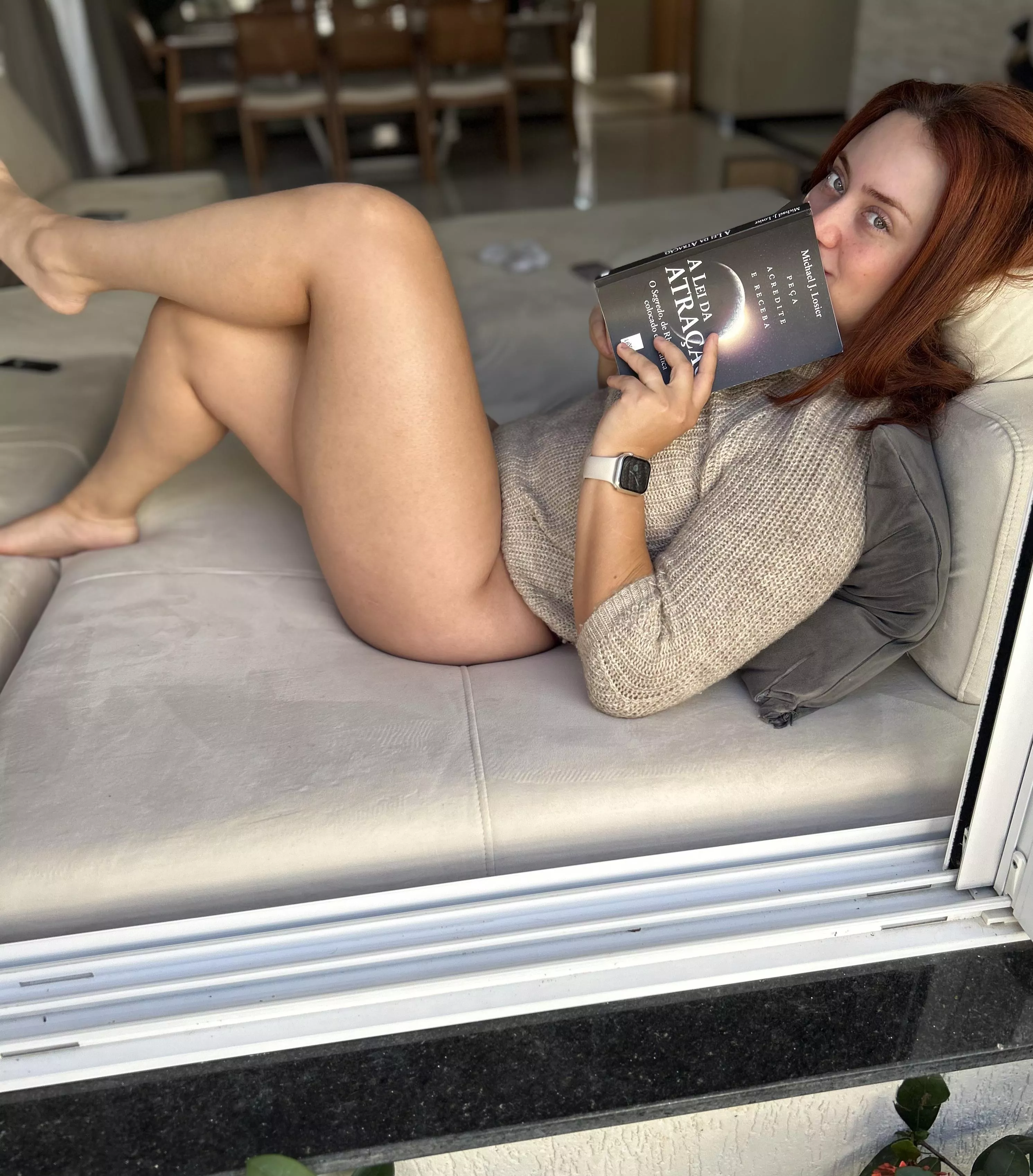 Freckles and no panties 