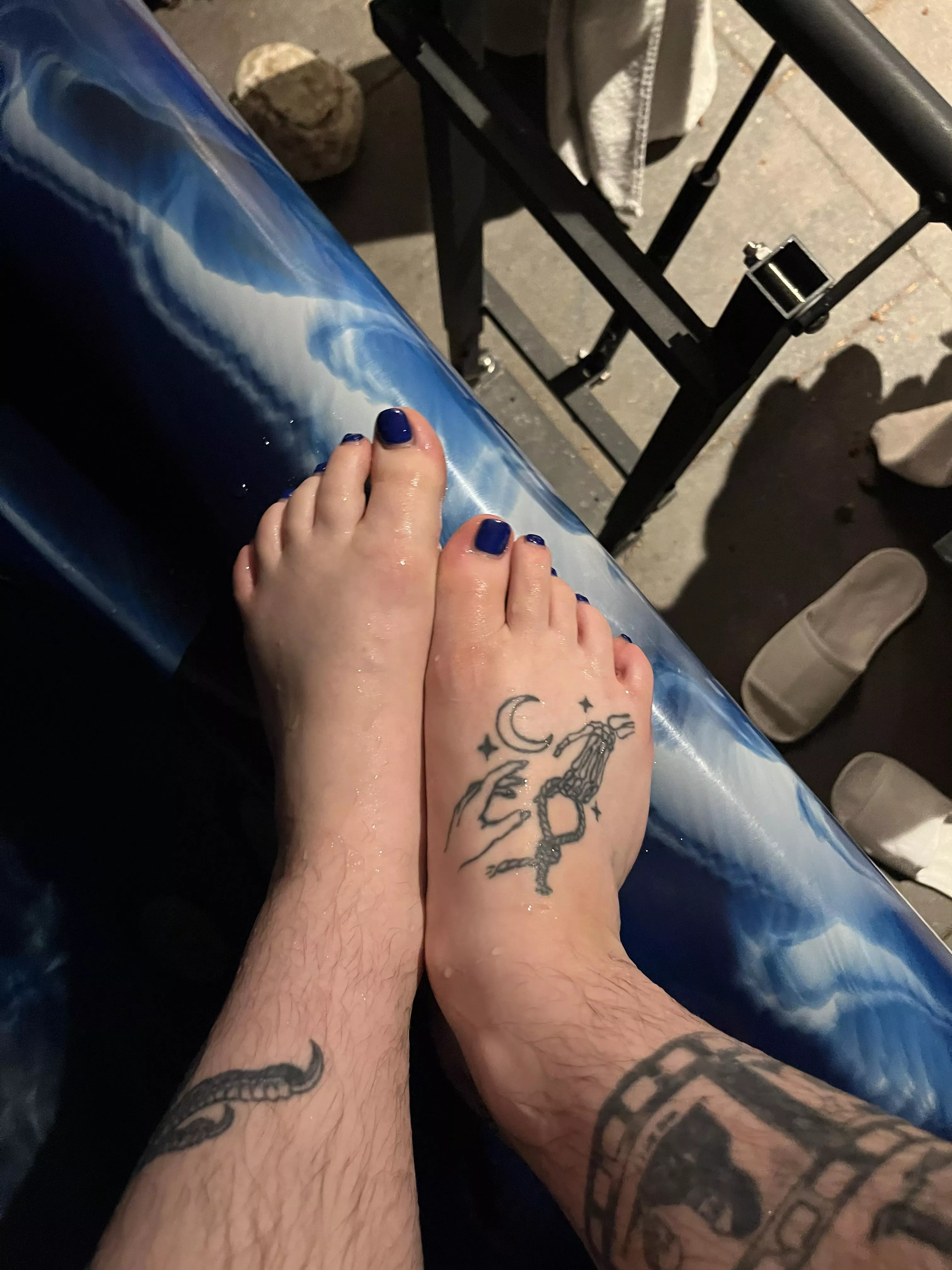 hottub time for these toes