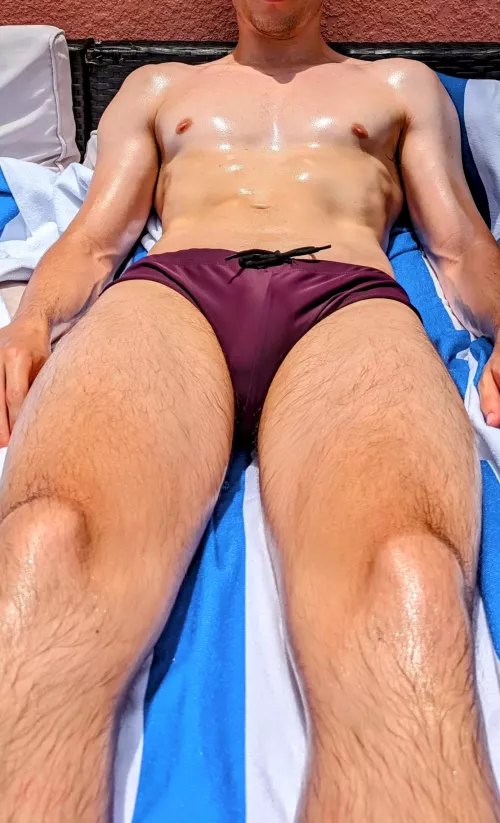 How's the view from down there? 🍆