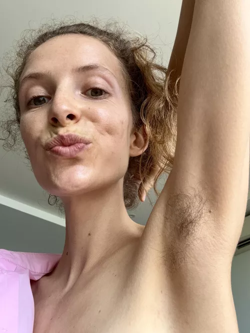 I wish you could come a bit closer and try my hairy armpits