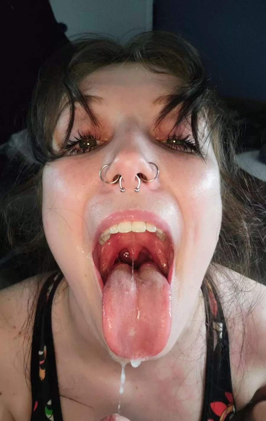 is it spit or cum .. maybe both?