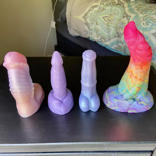 Last night's lineup ☺️ It's crazy to think these are almost all Legacy toys now! (Axel, Spitfire, Bumblehooves, Trent)