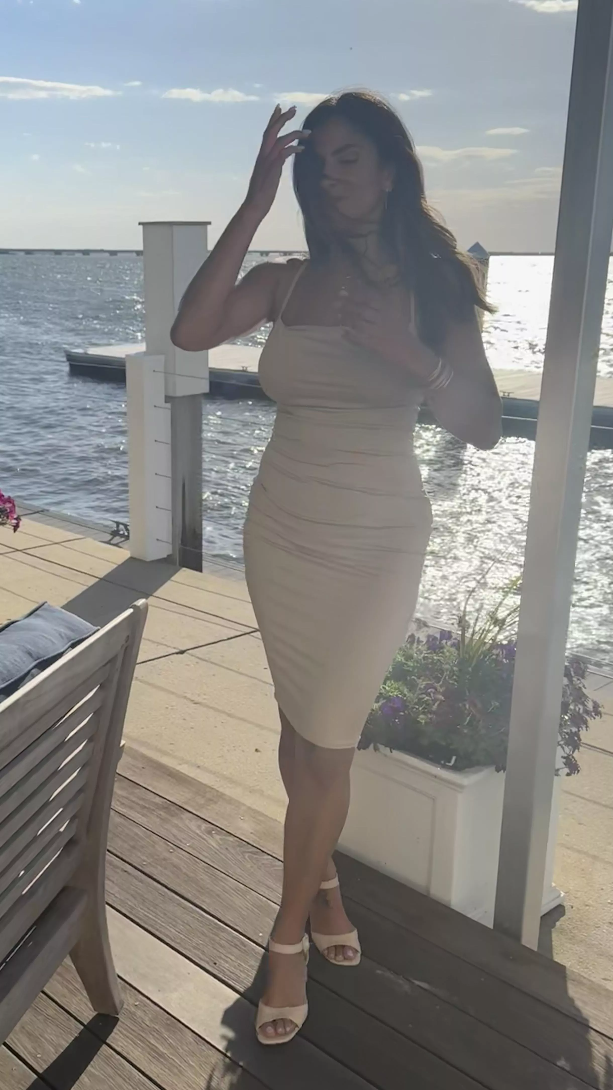 Milf in a tight dress