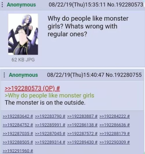 Monster girls need love too~