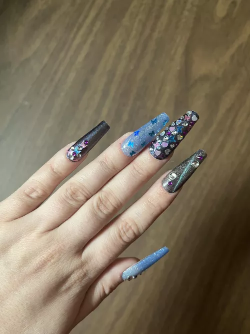 My second attempt at making my own press-ons! 