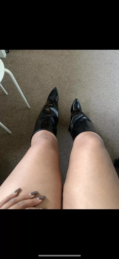 On your knees at my feet 😉