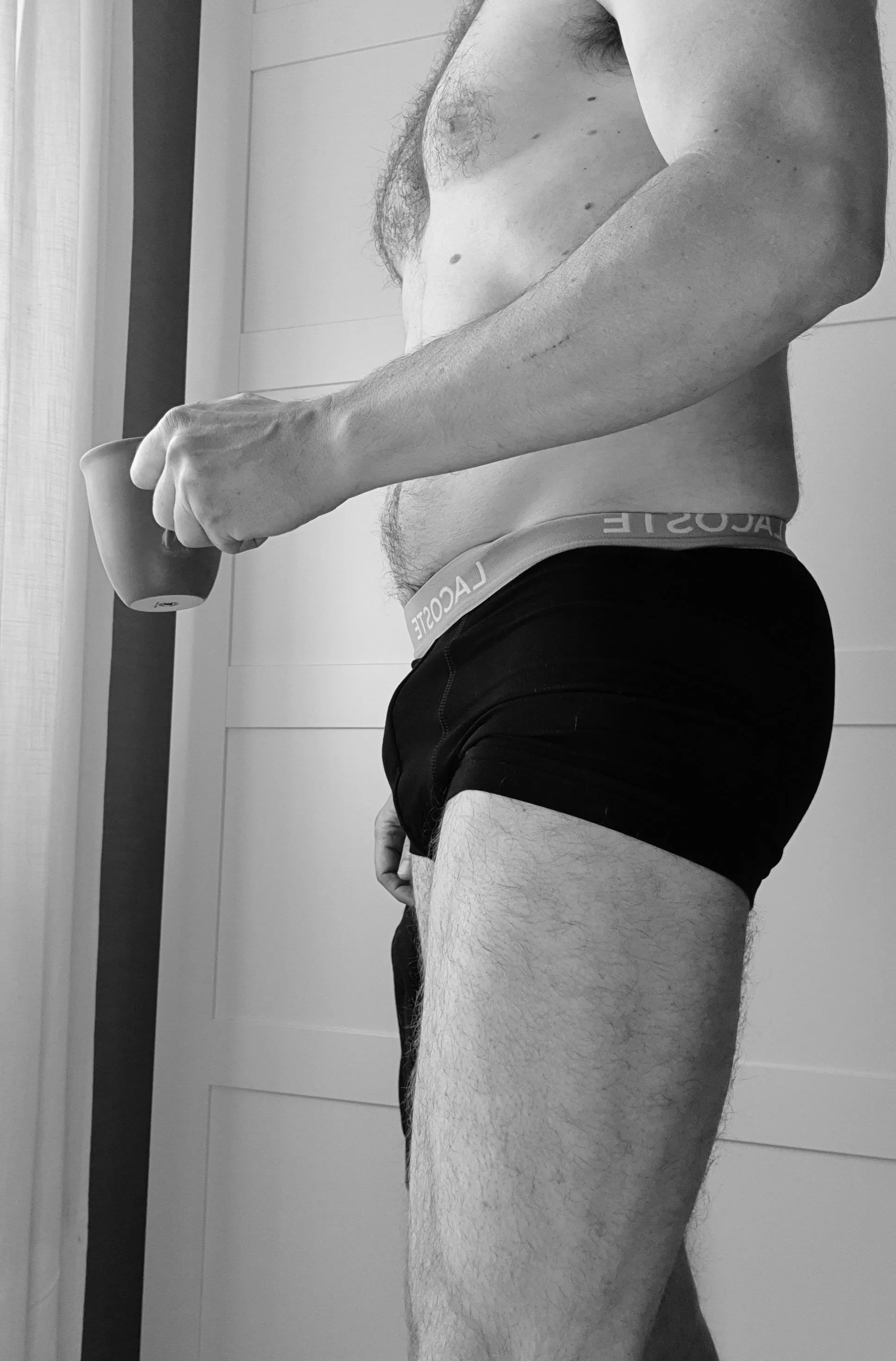 That morning cup, looking out the window to the day ahead