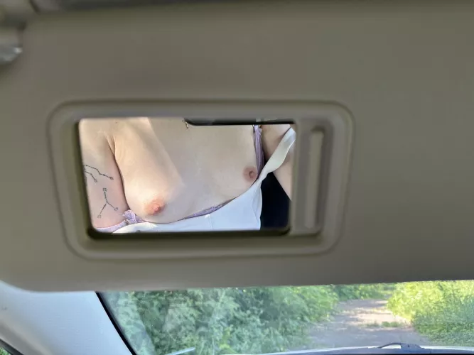 That's why you need this mirror in the car