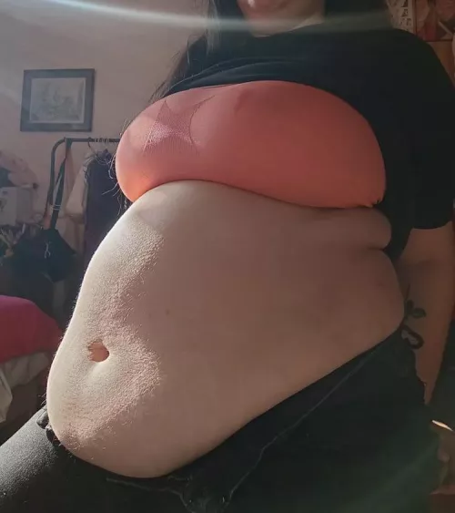 Today I weigh 190 kilos 😱 my belly gets bigger with my favorite food 🤩