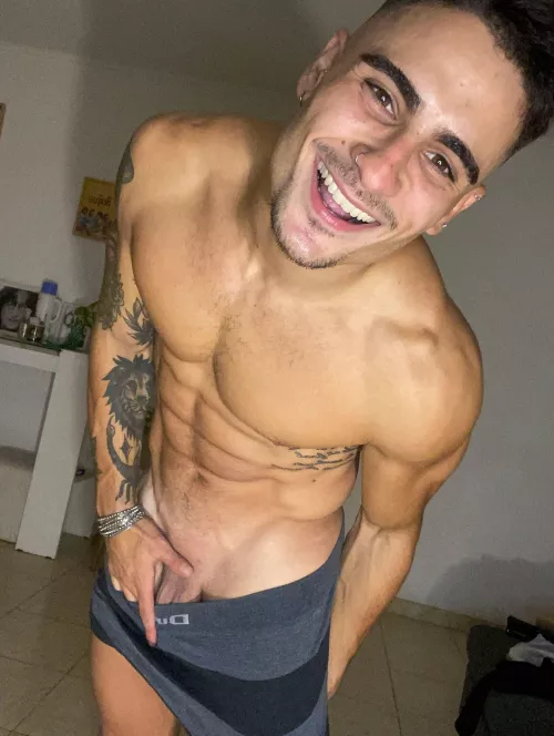 Want me to strut my stuff in boxers or on the soccer field?