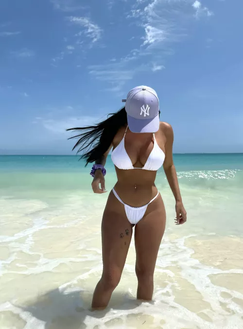 White bikini