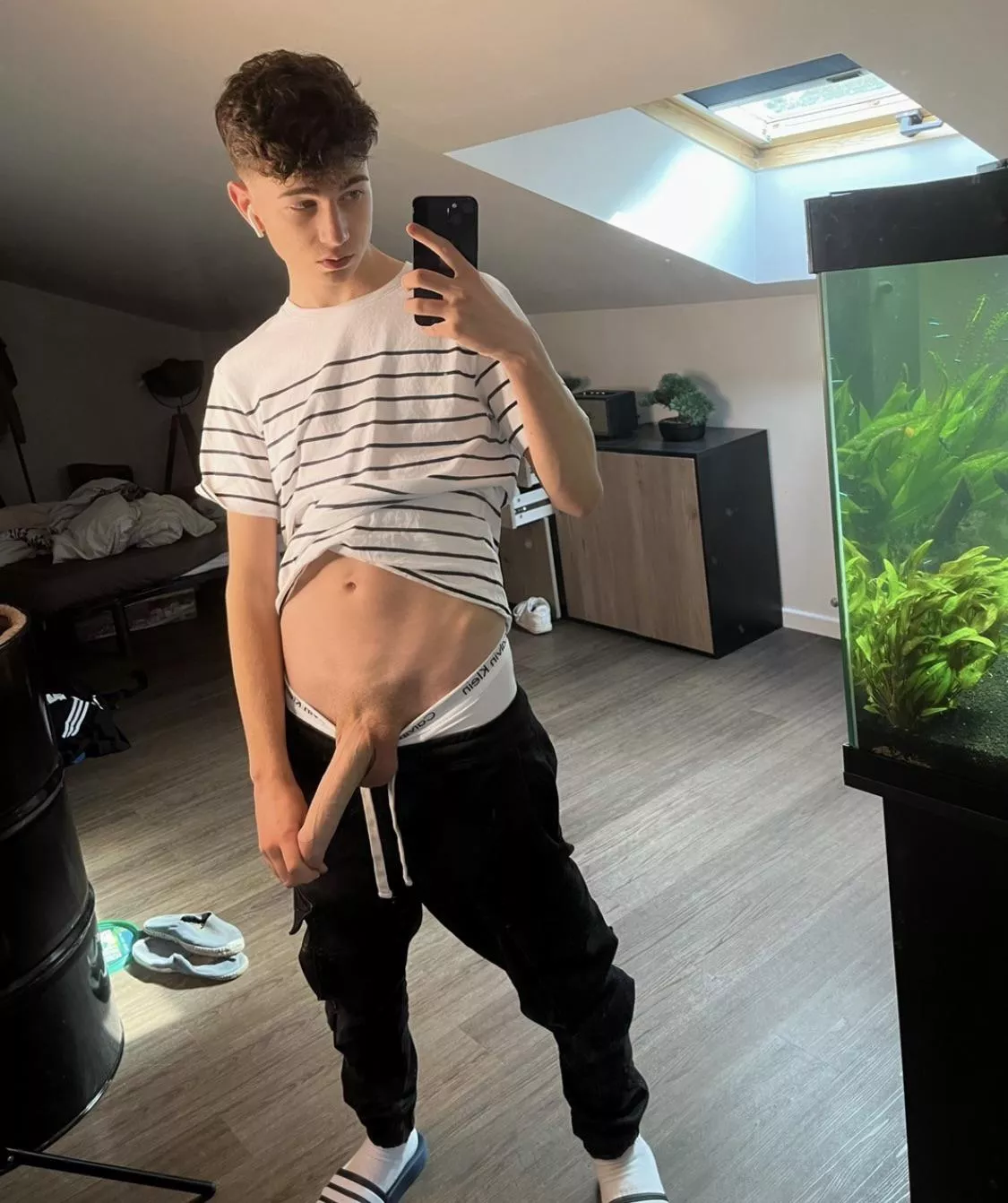 Woke up with a hard on 