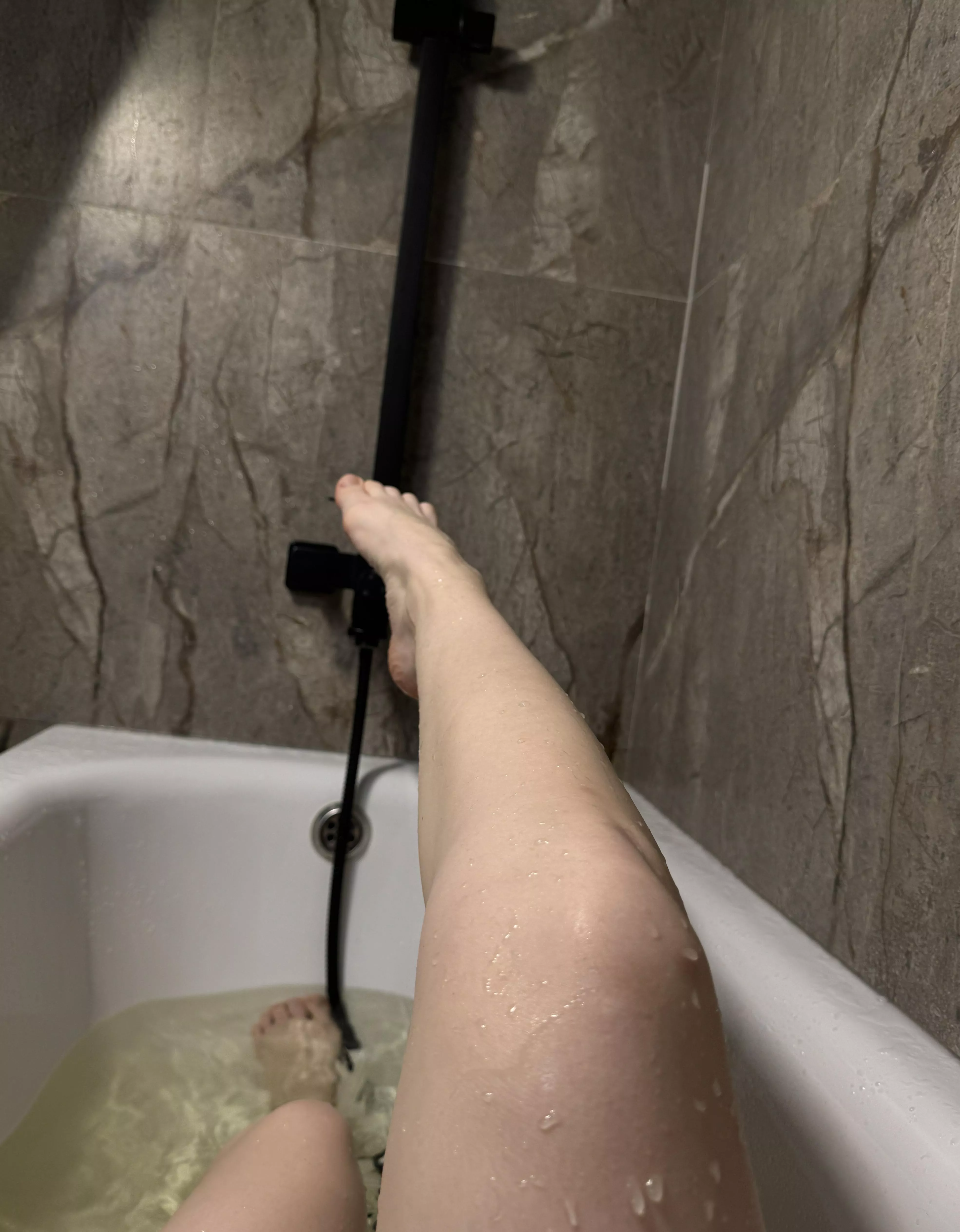 A bit of shower legs fun