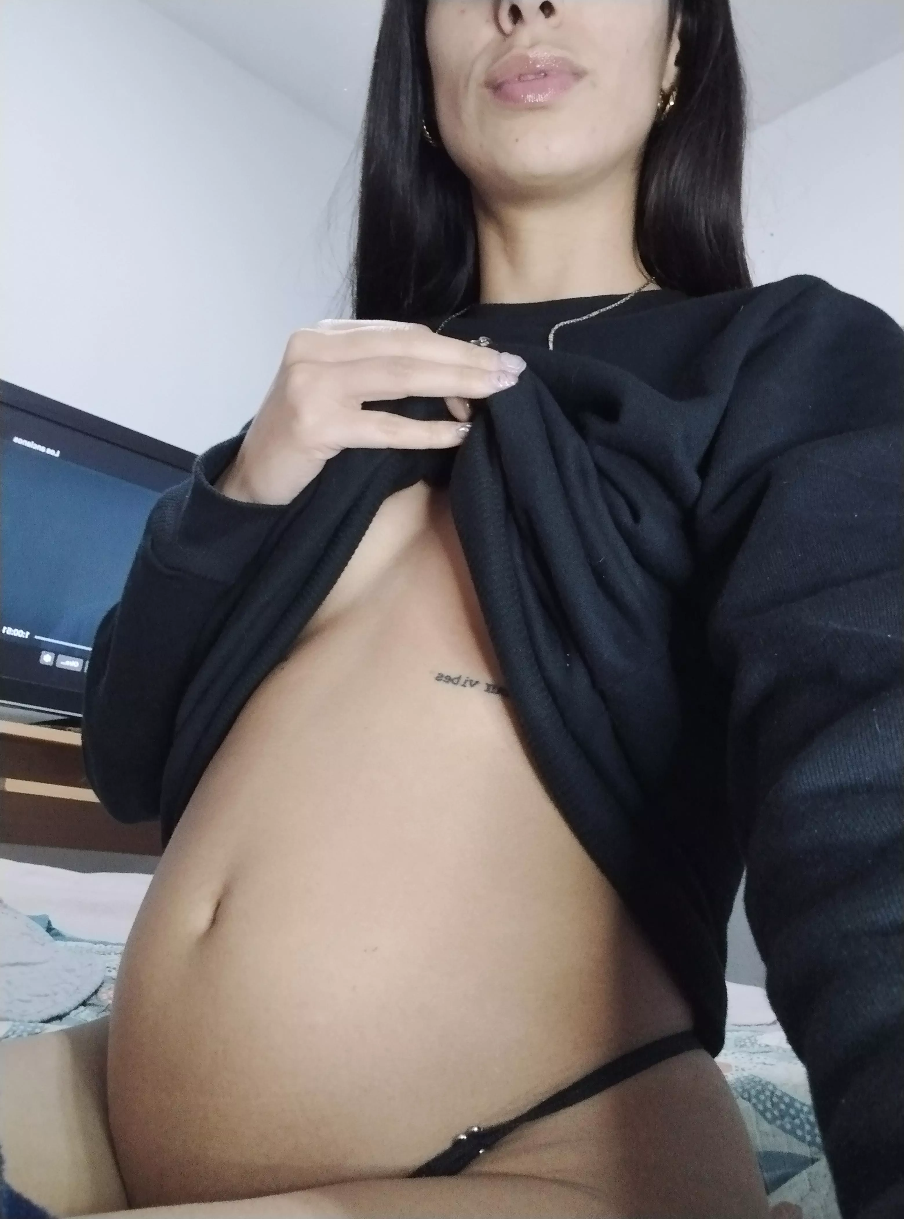 After dinner. I feel radiant 