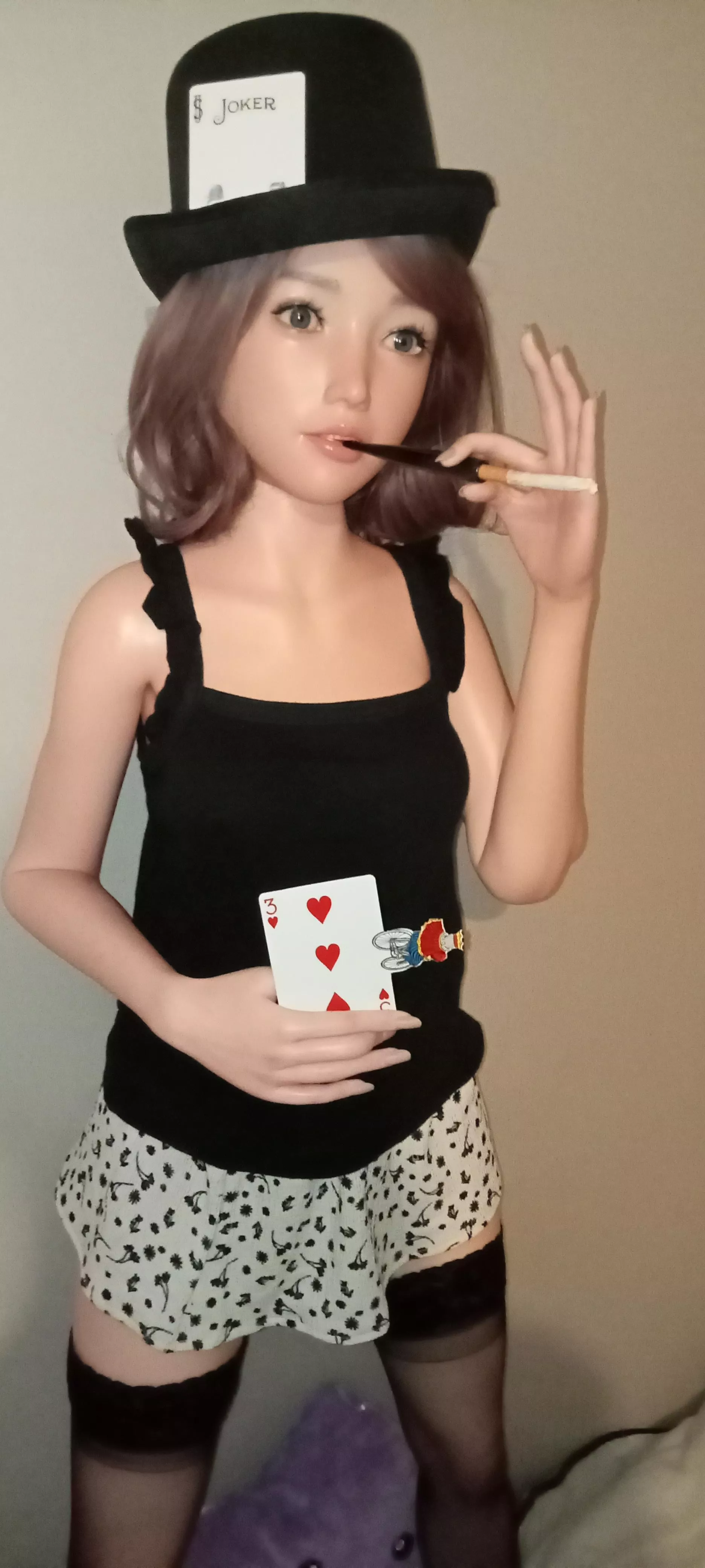 And now the Joker is empty... because the man on his bicycle jump on my 3 ! Magiiiiiieeee ! 