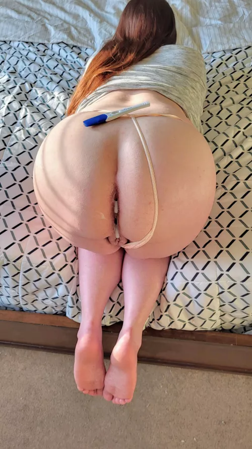 Both holes filled!! 🥰 literally dripping multiple guys DNA feels soo good!! 🥰