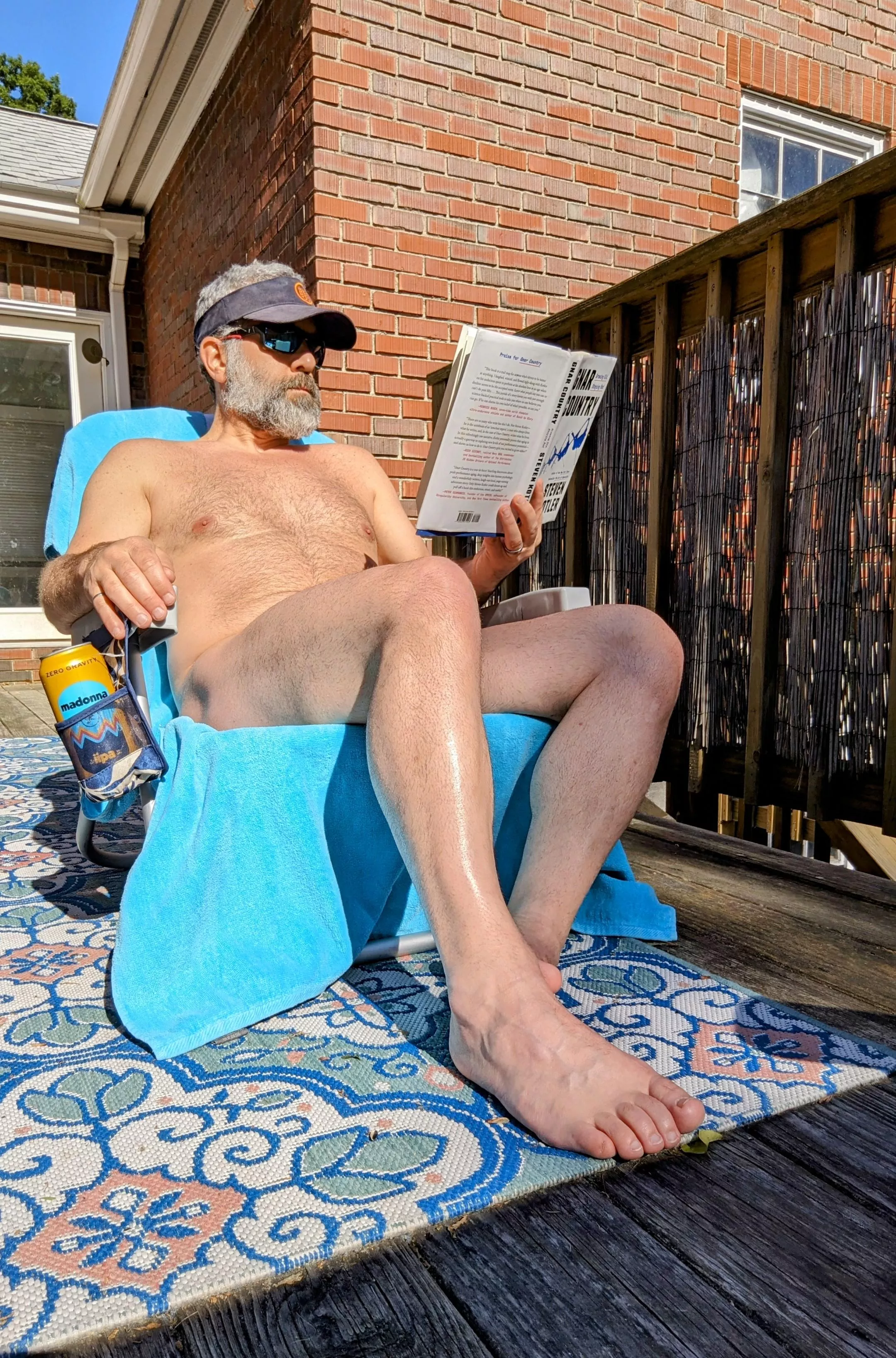 Chores all morning means maxin and relaxin in the afternoon.