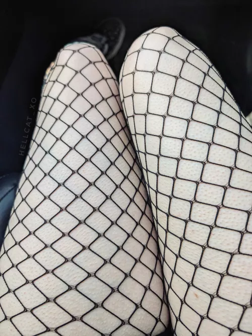 goosebumps are poppin under my fishnets