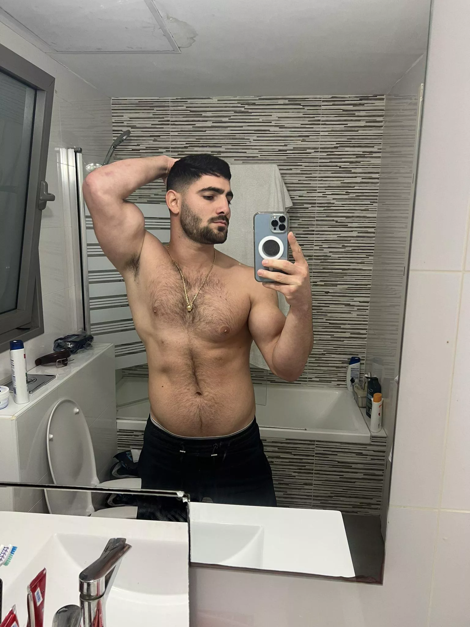 Come and sniff them you naughty boy 