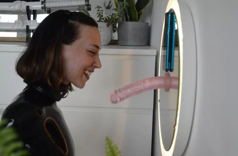 Excited for my throat training session!