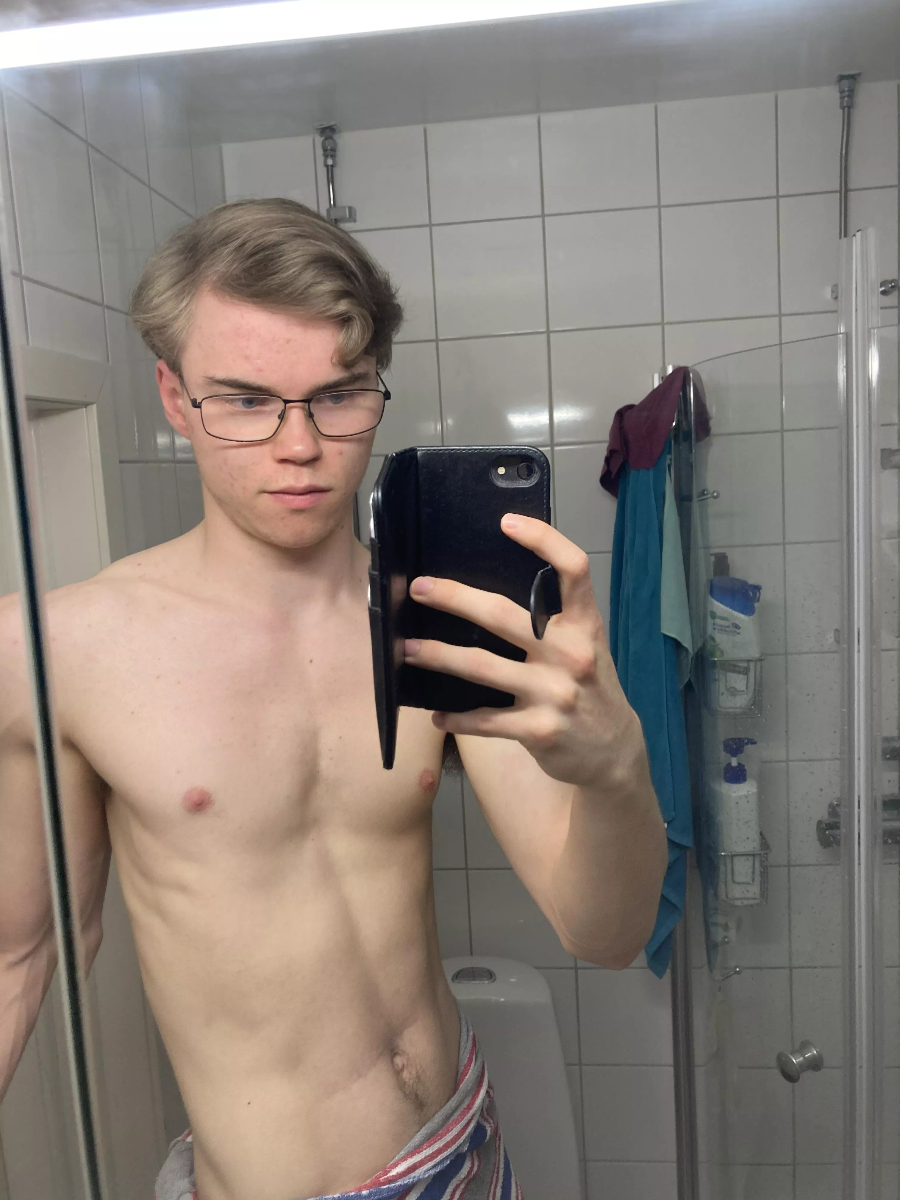 Fresh out of the shower