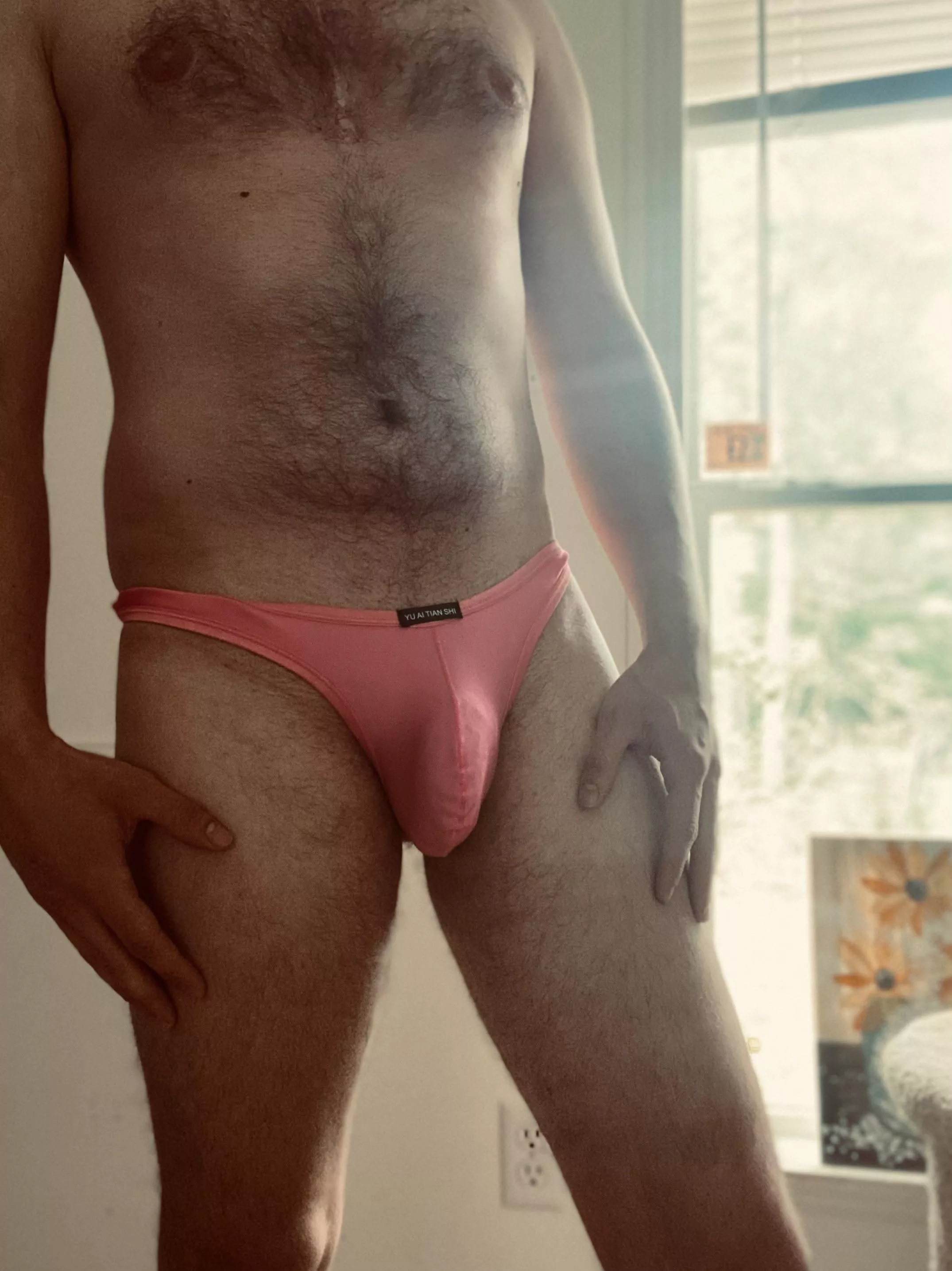 I got some new underwear and you can practically see every vein through them 