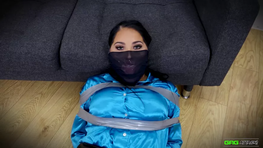 Jacqui - Secretary in Tape Bondage