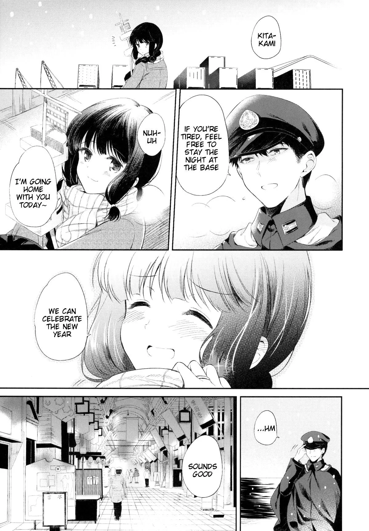 [Komi Zumiko] A Tale of Kitakami and the Admiral Living Together
