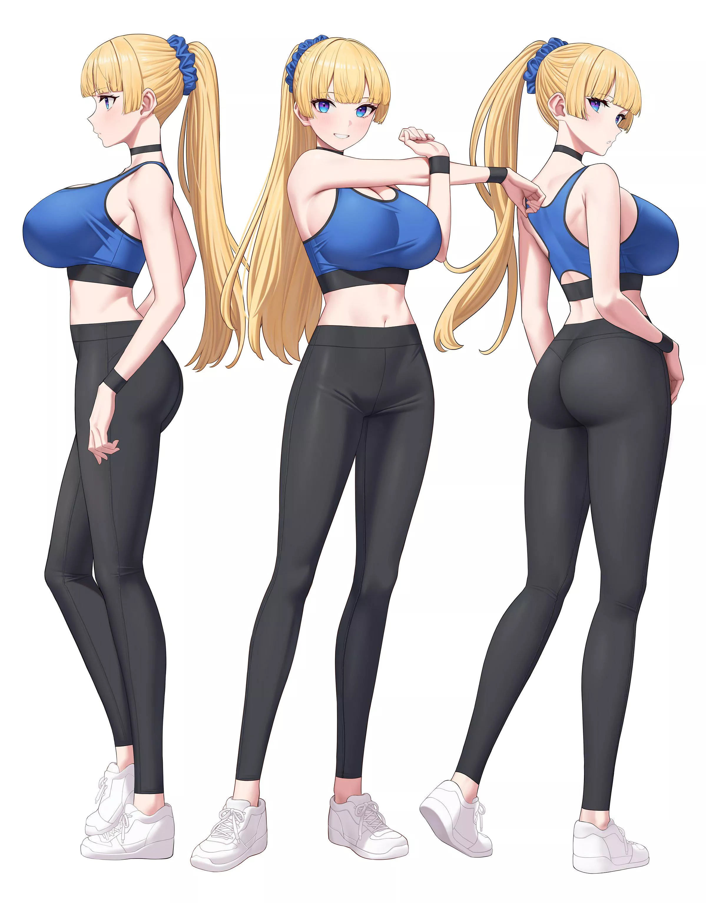 Lina Bell in Yoga Pants 