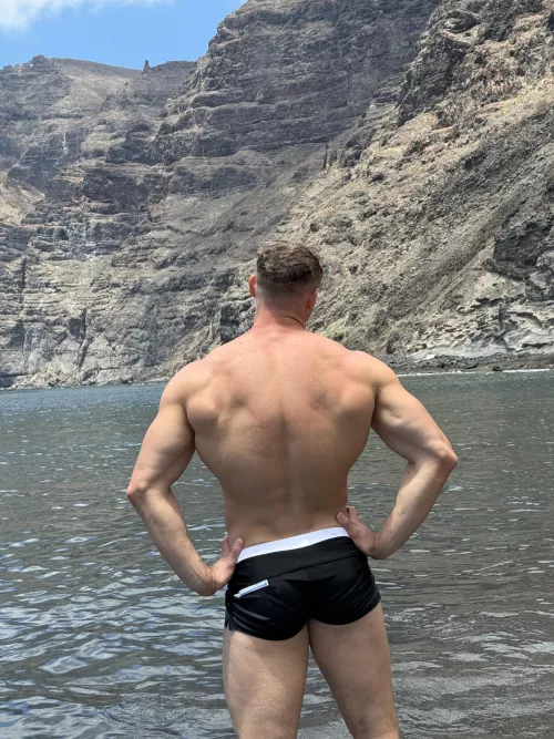 Maybe these trunks hide my butt but I really squat well 
