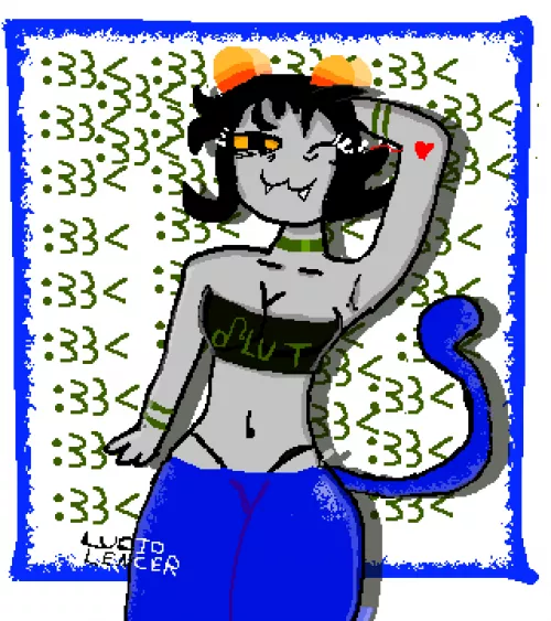 nepeta in slutty outfit [by me]