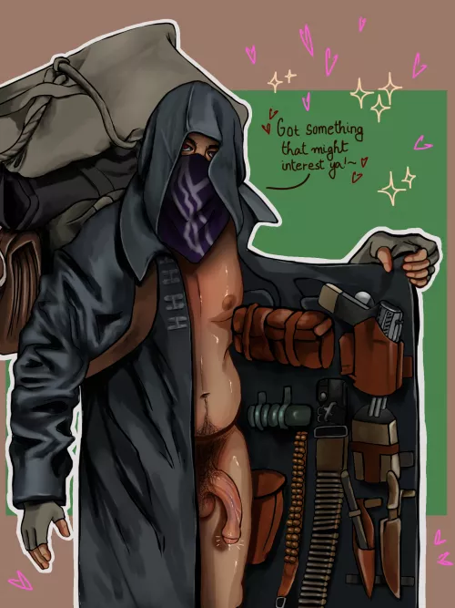 The Merchant [Resident Evil 4 and 4 Remake] (Art by Yours Truly)