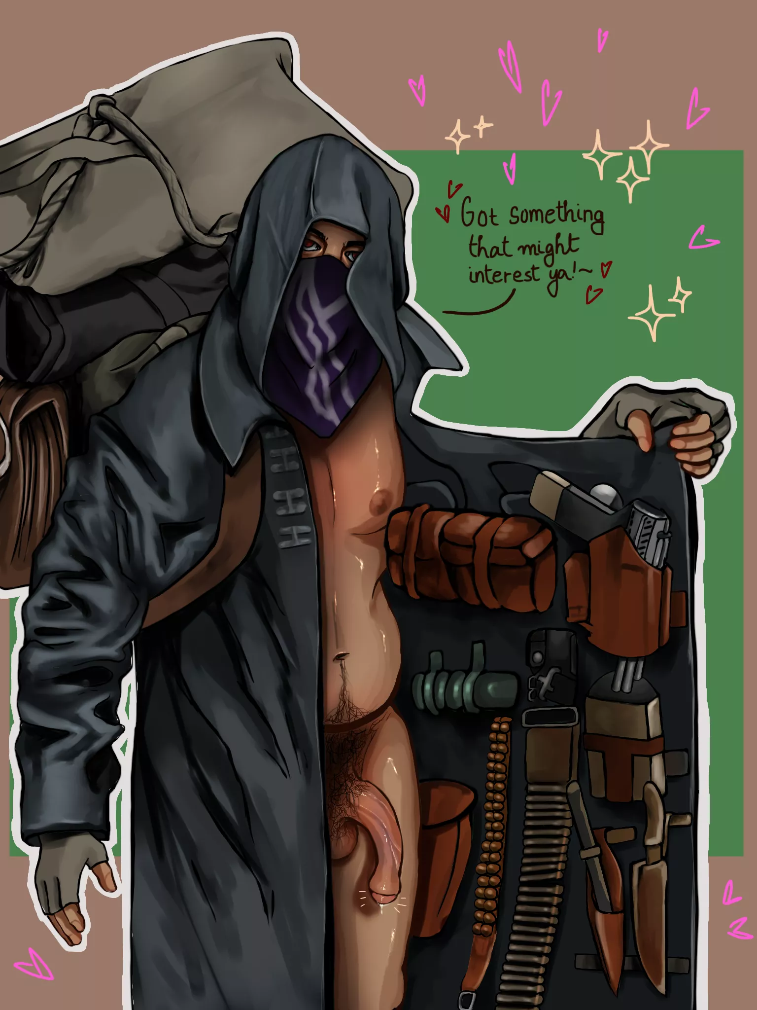 The Merchant [Resident Evil 4 and 4 Remake] (Art by Yours Truly)