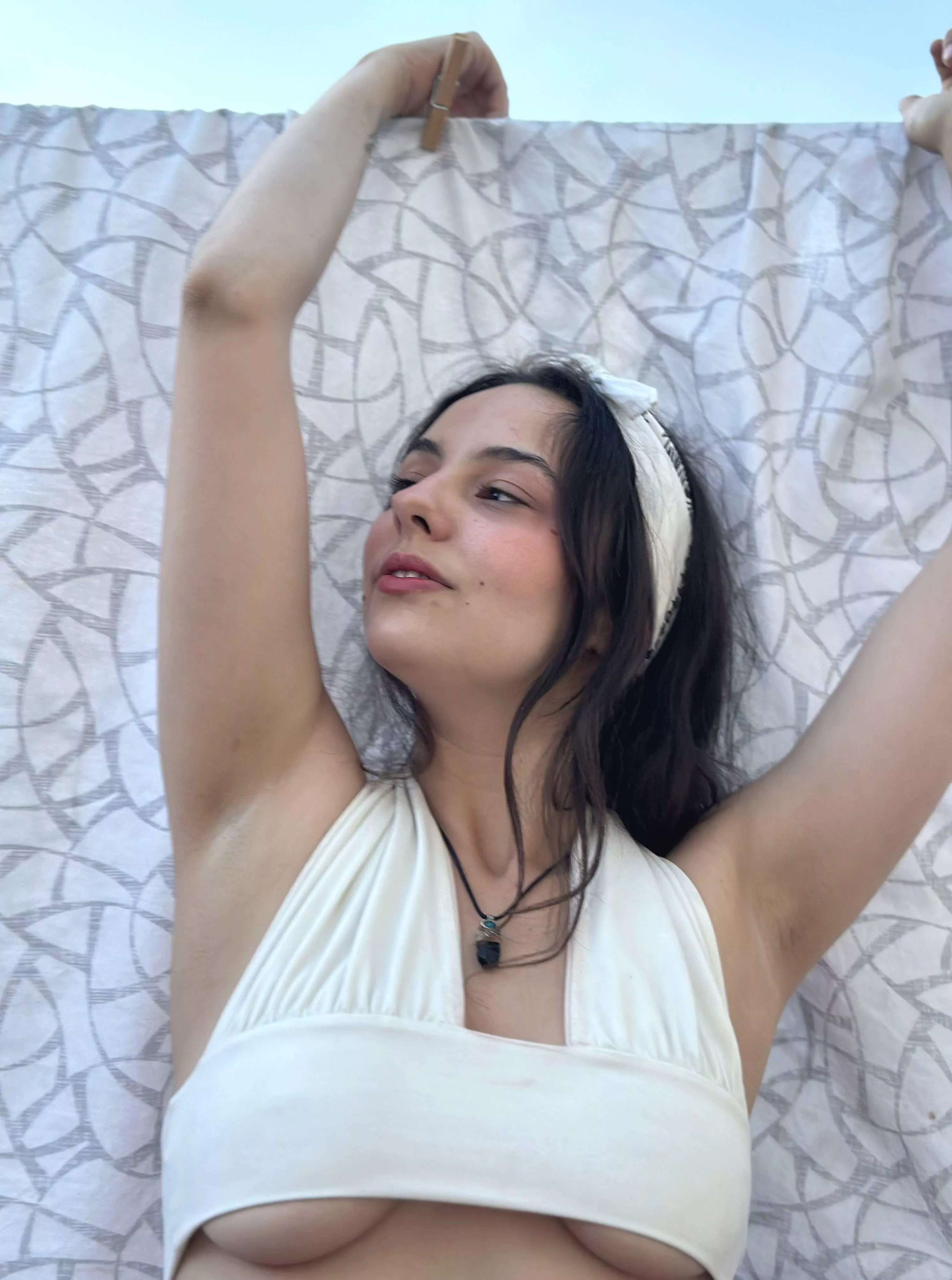 thinking if it fits and how it would feel