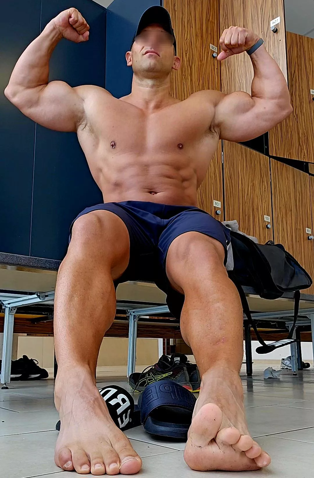 Two guns in the lockers