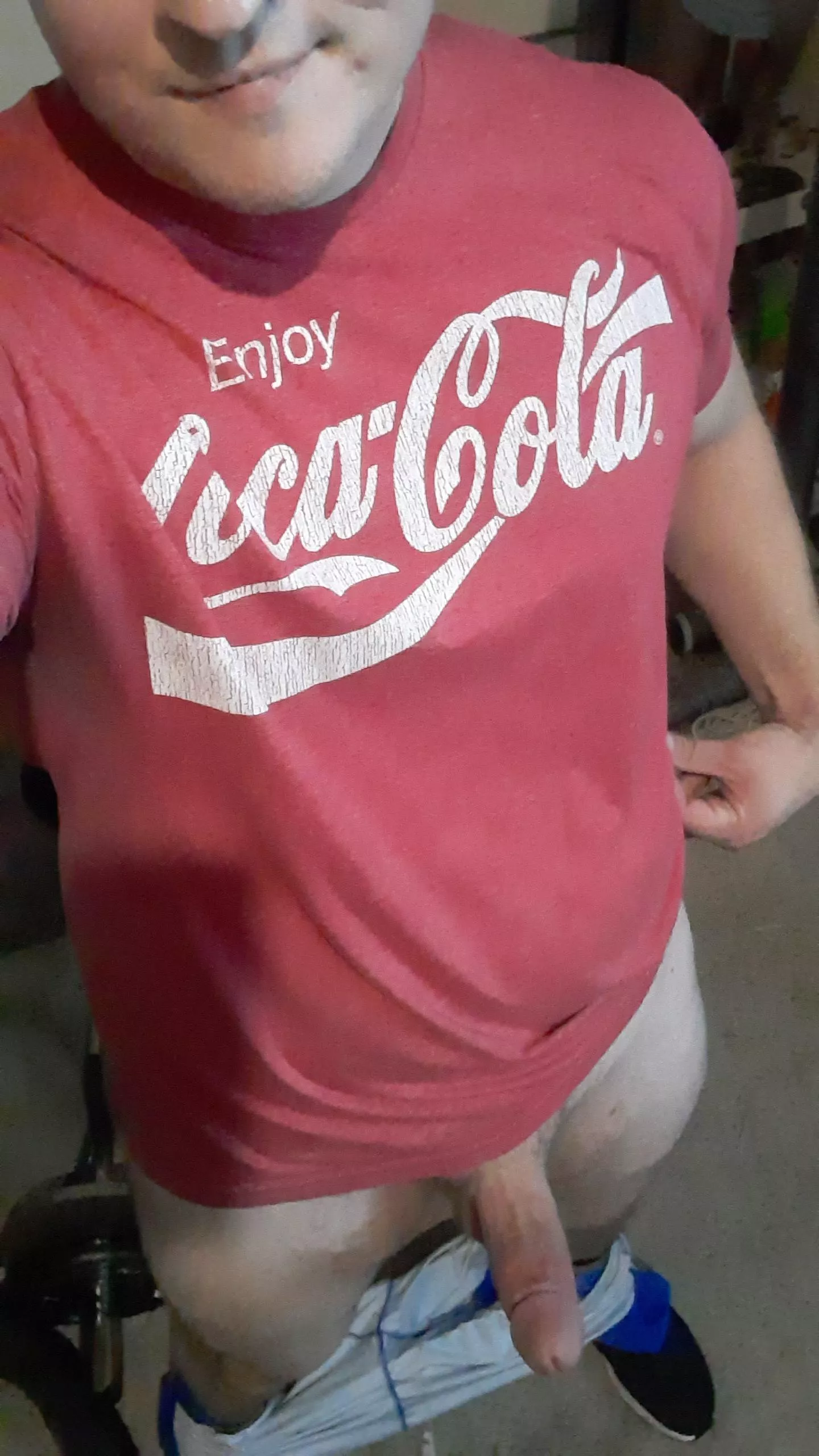 Advantage of having a home gym (31) is when you get horny, you can pull your cock out