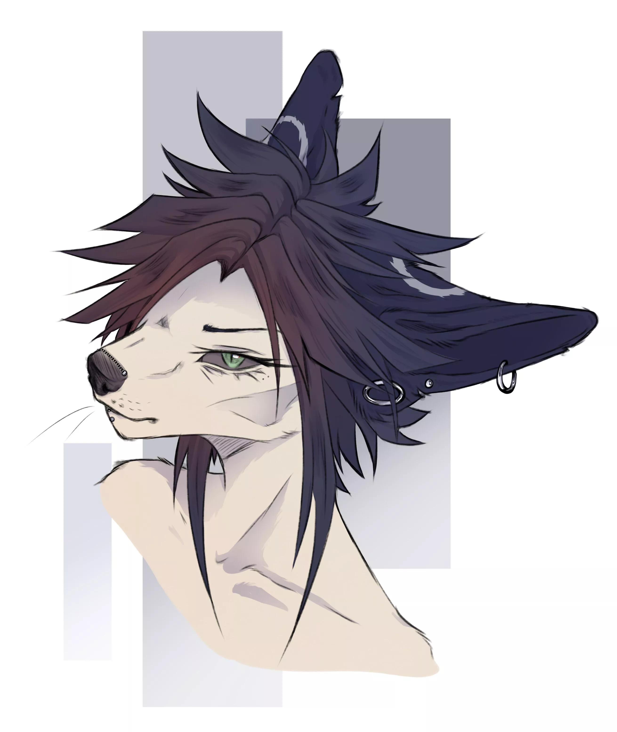Evil gazing ;P (art by me)